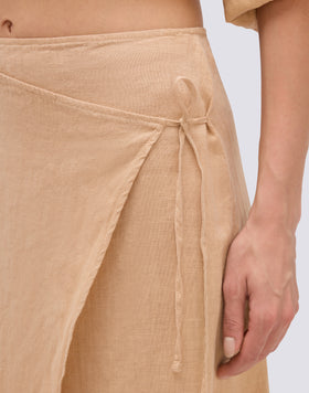 LINEN SKIRT