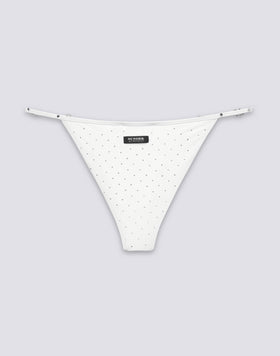 KERR - HIGH-CUT BRIEF WITH RHINESTONES