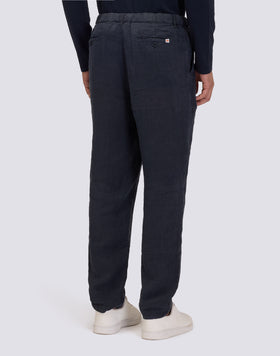 PANTALON EN LIN SEMI-EXTENSIBLE
