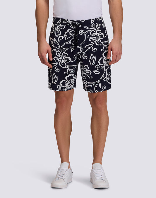 MEN'S PRINTED VISCOSE POPLIN WALKSHORT