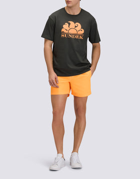 ROUND NECK T-SHIRT WITH LOGO PRINT