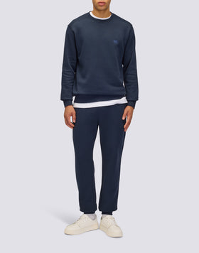 SUDADERA DE CUELLO REDONDO PARA HOMBRE AJUSTE RELAJADO
