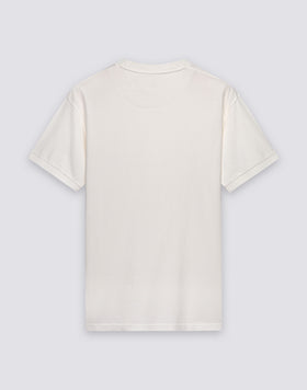NEW DEY CREW NECK GARMENT-DYED T-SHIRT WITH LOGO