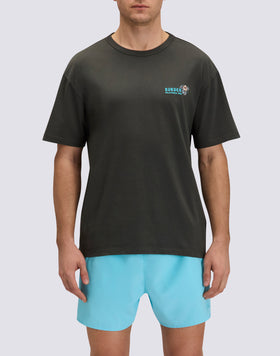 T-SHIRT HOMME À COL ROND AVEC IMPRIMÉ ET BRODERIE SUNDEK CALIFORNIA 1958