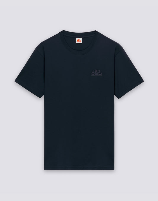 CAMISETA DE CUELLO REDONDO PARA HOMBRE CON LOGOTIPO EN RELIEVE