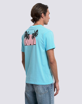 CAMISETA DE HOMBRE CON ESTAMPADO TRIPPING PALM