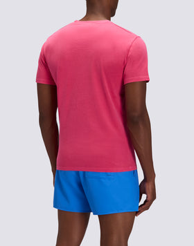 CAMISETA DE CUELLO REDONDO PARA HOMBRE CON BORDADO DE PALMINA