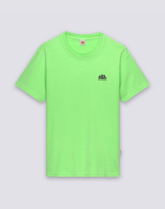 CAMISETA DE CUELLO REDONDO PARA HOMBRE TEÑIDA EN PIEZA