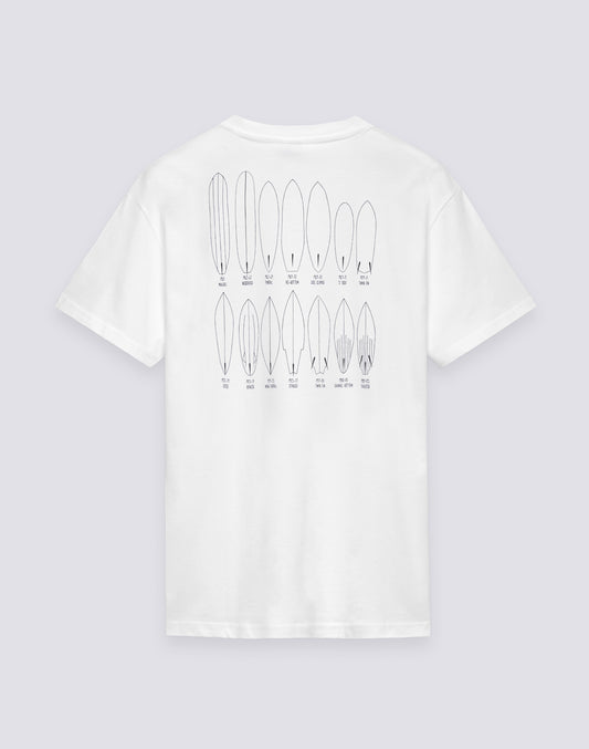 CAMISETA DE CUELLO REDONDO PARA HOMBRE CON ESTAMPADO OLD SCHOOL SURF