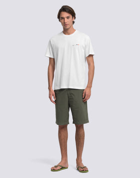 CAMISETA DE CUELLO REDONDO PARA HOMBRE CON ESTAMPADO OLD SCHOOL SURF