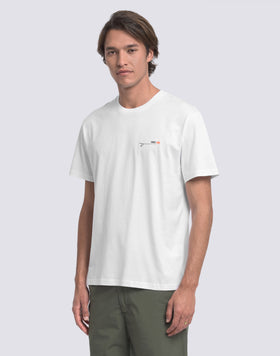 CAMISETA DE CUELLO REDONDO PARA HOMBRE CON ESTAMPADO OLD SCHOOL SURF