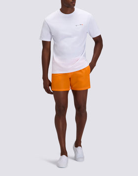 MEN'S CREW NECK T-SHIRT WITH OLD SCHOOL SURF PRINT