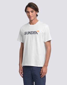 CAMISETA DE CUELLO REDONDO PARA HOMBRE CON ESTAMPADO ARCHIVE HIBISCUS