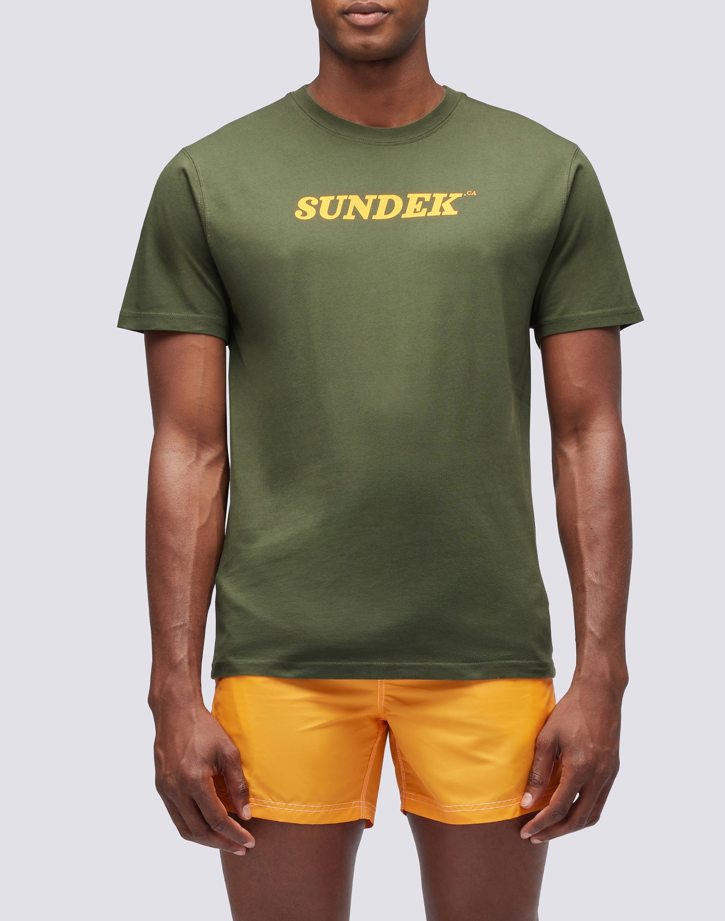 T-SHIRT À COL ROND AVEC LOGO