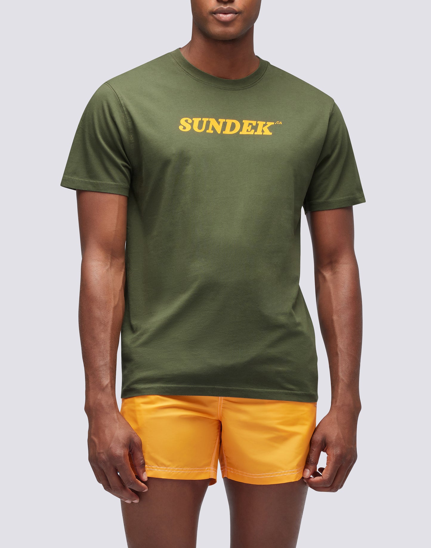 T-SHIRT À COL ROND AVEC LOGO