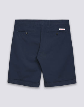 SHORT DE MARCHE HOMME EN POPLIN EXTENSIBLE TEINTE EN PIÈCE