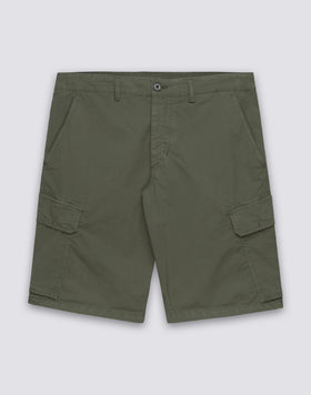 WALKSHORT CARGO UOMO TINTO CAPO IN POPELINE STRETCH