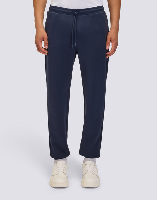 PANTALON HOMME À TAILLE ÉLASTIQUE EN INTERLOCK RECYCLÉ