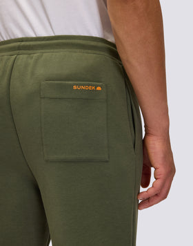 PANTALON HOMME À TAILLE ÉLASTIQUE EN INTERLOCK RECYCLÉ