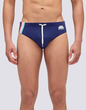SLIP CON DETTAGLIO TRICOLORE
