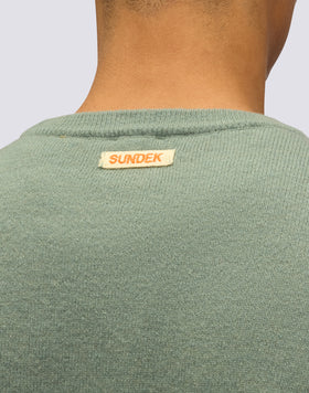 MEN'S CREW NECK SWEATER IN WOOL BLEND