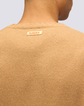 JERSEY DE CUELLO REDONDO PARA HOMBRE DE LANA MERINO Y CACHEMIRA