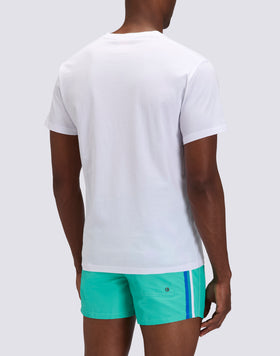 SHADED PALM MICRO-PRINT CAPSULE T-SHIRT
