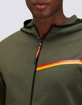 FELPA CON DETTAGLIO ARCOBALENO