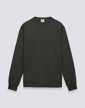 SWEAT-SHIRT HOMME À COL ROND EN COTON INTERLOCK RECYCLÉ