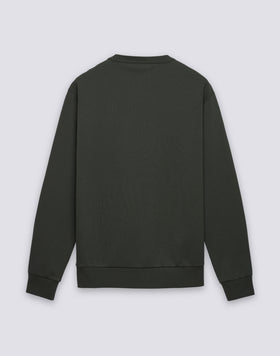 SWEAT-SHIRT HOMME À COL ROND EN COTON INTERLOCK RECYCLÉ