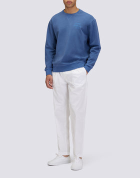 FELPA UOMO DEGARZATA A GIROCOLLO IN TINTO CAPO