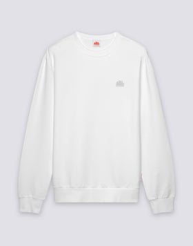 MEN'S CREW-NECK SWEATSHIRT WITH EMBROIDERED LOGO