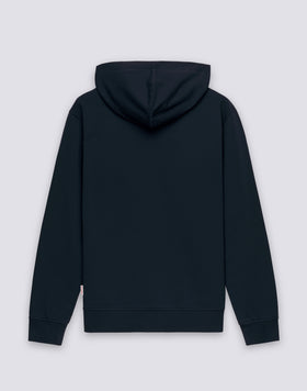 SUDADERA DE HOMBRE DE ALGODÓN DESLARA CON CREMALLERA COMPLETA Y CAPUCHA