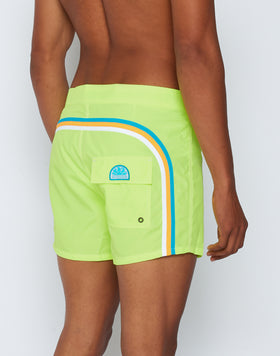 MAILLOT DE BAIN COURT À TAILLE FIXE EN POLY LÉGER