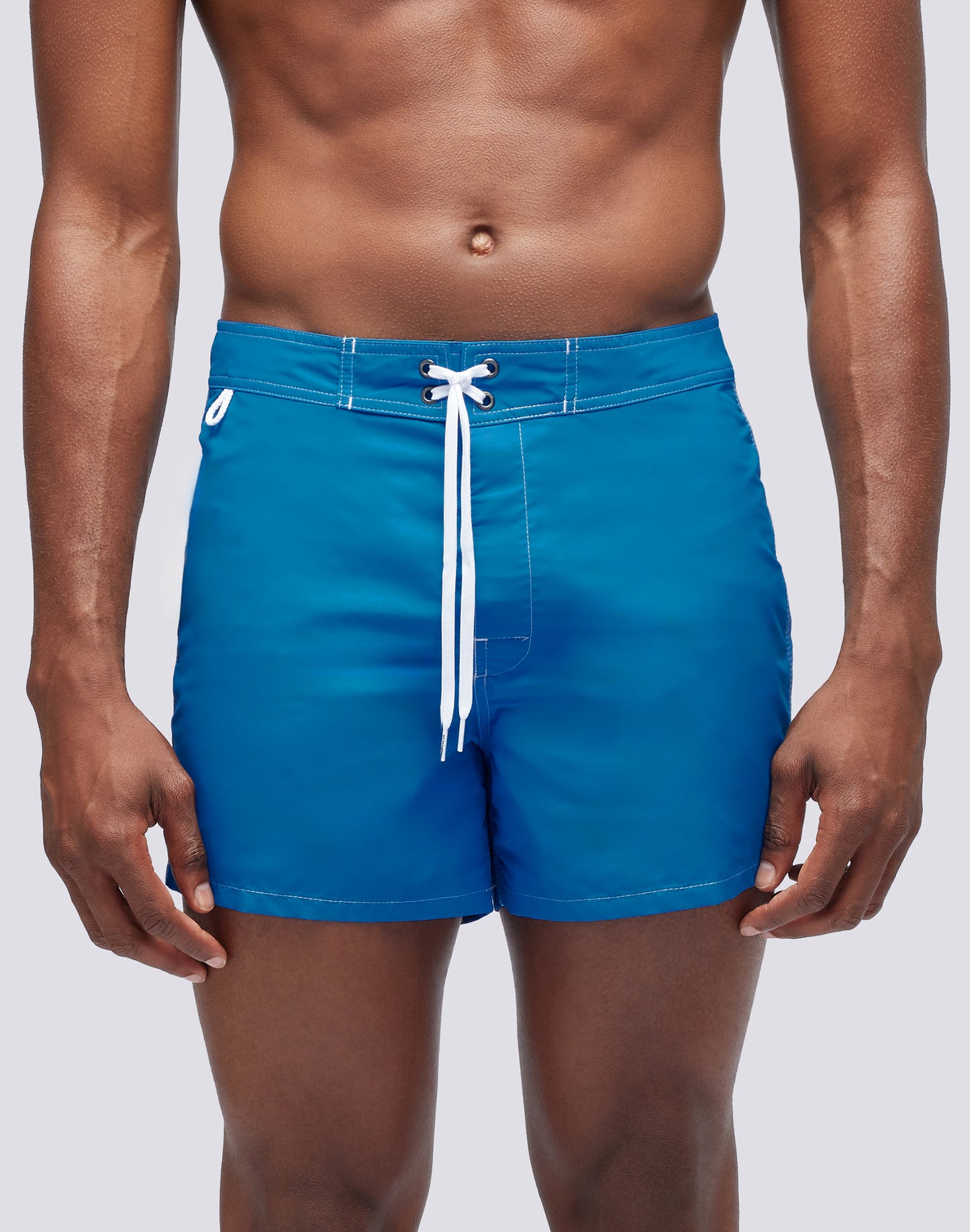 ICONIC TAFFETA FIXED WAIST SHORT SWIMSHORTS