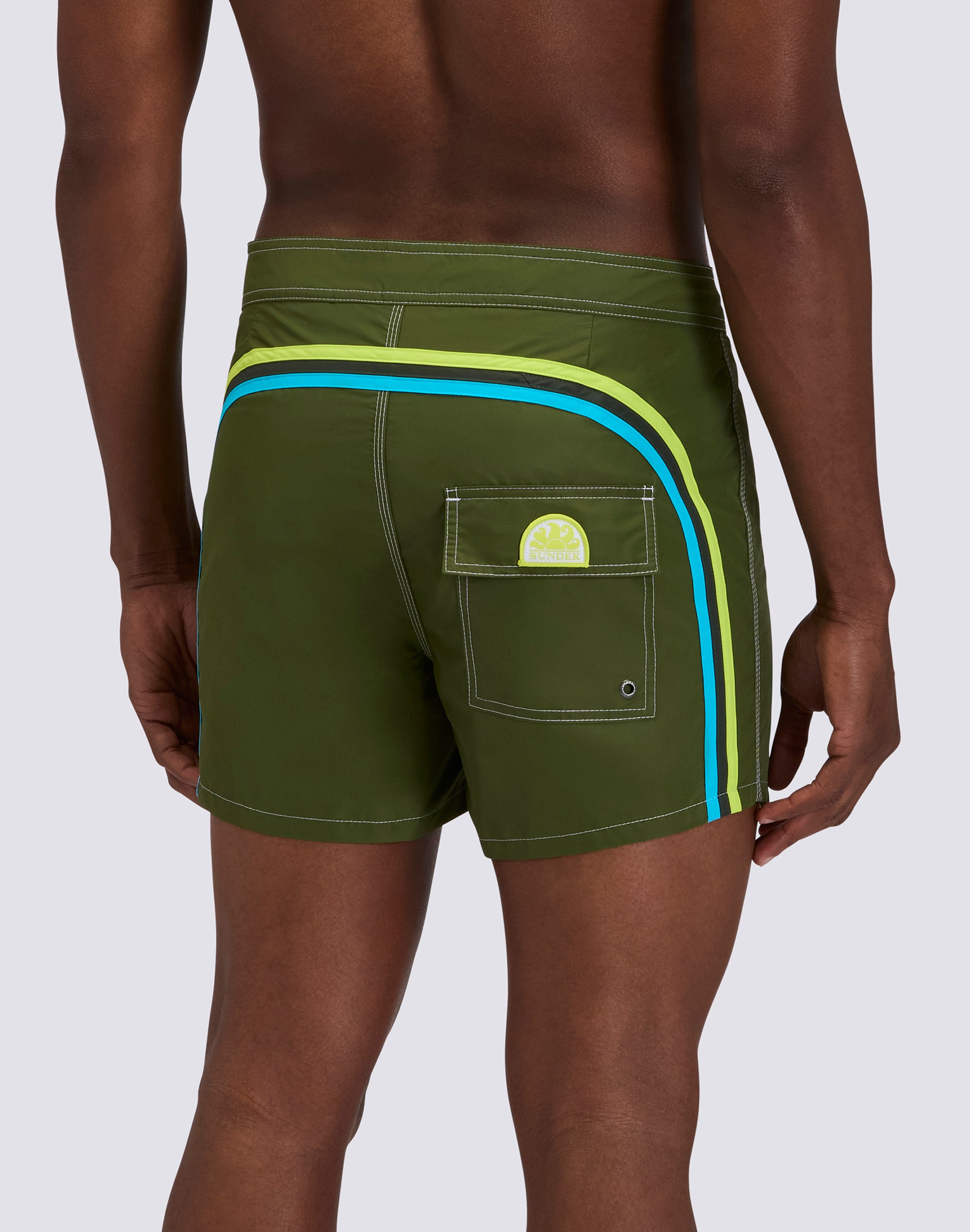 Short De Bain Sundek Iconic Taffetas Taille 36 Homme - Neuf Avec étiquette, Surf, Vietnam, Séchage Rapide