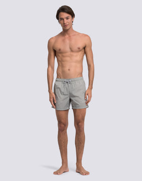 MAILLOT DE BAIN COURT À TAILLE ÉLASTIQUE CRINKLED