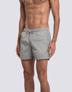 MAILLOT DE BAIN COURT À TAILLE ÉLASTIQUE CRINKLED