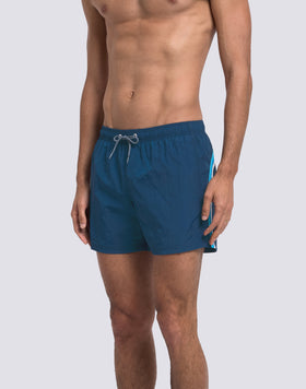 MAILLOT DE BAIN COURT TAILLE ÉLASTIQUÉE FROISSÉE
