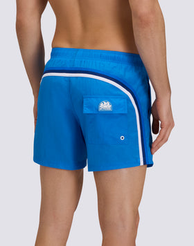 COSTUME DA BAGNO UOMO CORTO VITA ELASTICATA CRINKLED