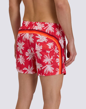 COSTUME DA BAGNO UOMO CORTO VITA ELASTICATA POLIESTERE RICICLATO REPREVE® CON STAMPA PALM OASIS