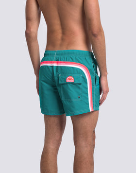 MAILLOT DE BAIN COURT À TAILLE ÉLASTIQUE ICONIC TAFFETA