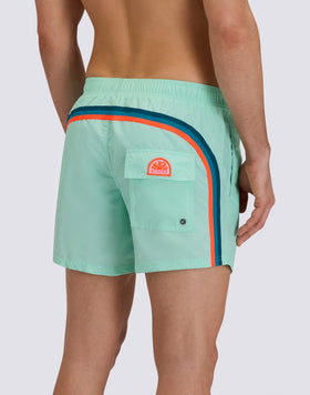 BAÑADOR CORTO CON CINTURA ELÁSTICA ICONIC TAFFETA