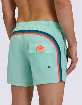 BAÑADOR CORTO CON CINTURA ELÁSTICA ICONIC TAFFETA