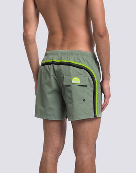 BAÑADOR CORTO CON CINTURA ELÁSTICA ICONIC TAFFETA
