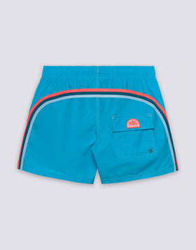 ICONIC TAFFETA SHORT SWIMSHORTS WITH ELASTIC WAIST 