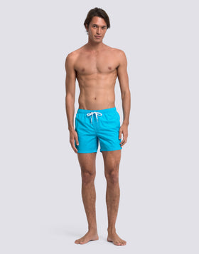 MAILLOT DE BAIN ICONIQUE EN TAFFETAS TAILLE COURTE ÉLASTIQUE