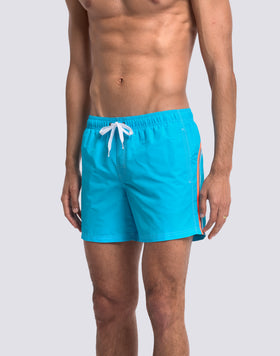MAILLOT DE BAIN ICONIQUE EN TAFFETAS TAILLE COURTE ÉLASTIQUE