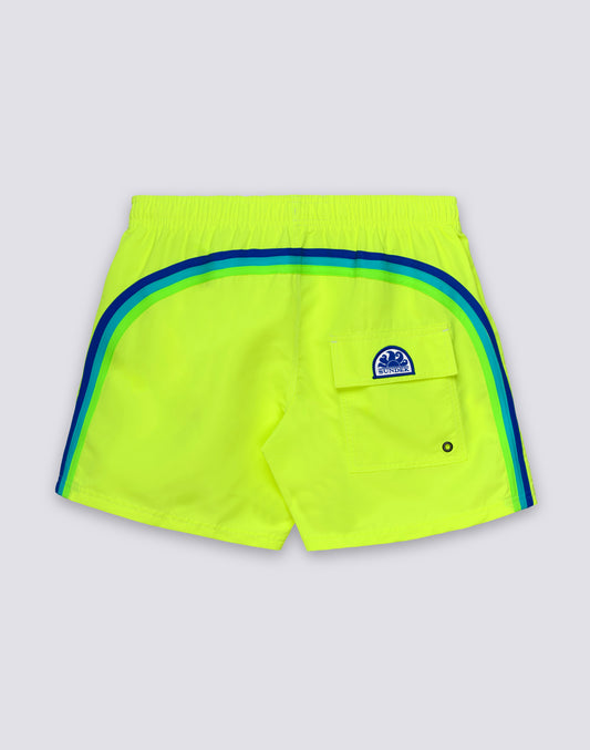ICONIC TAFFETA SHORT SWIMSHORTS WITH ELASTIC WAIST 