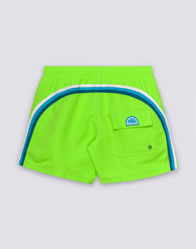 SHORT DE BAIN À TAILLE ÉLASTIQUE TAFFETA ICONIQUE